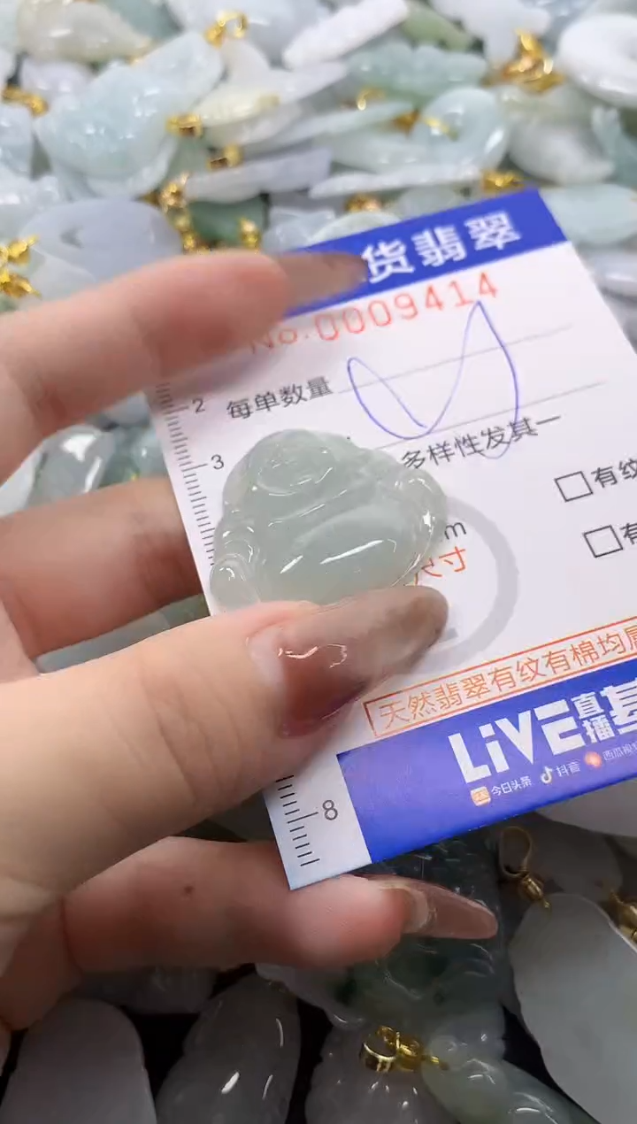 翡翠未镶嵌颈饰天然A货翡翠