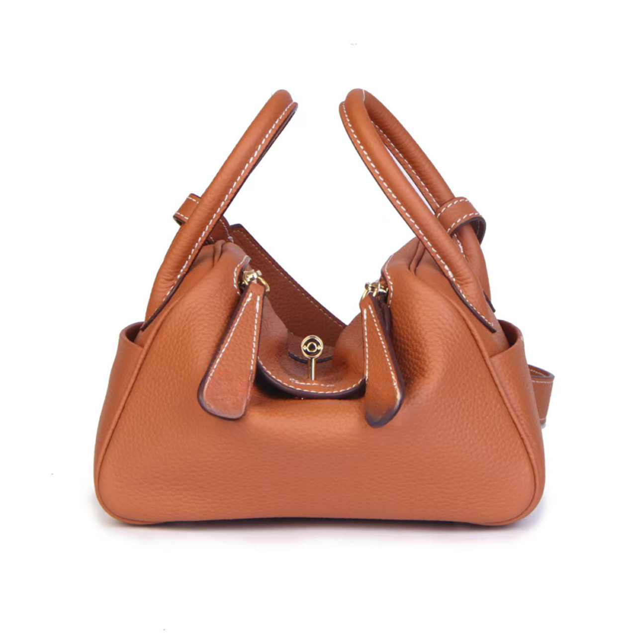 （小辫子专属）LD-金棕色 经典款女款手提单肩斜挎包包