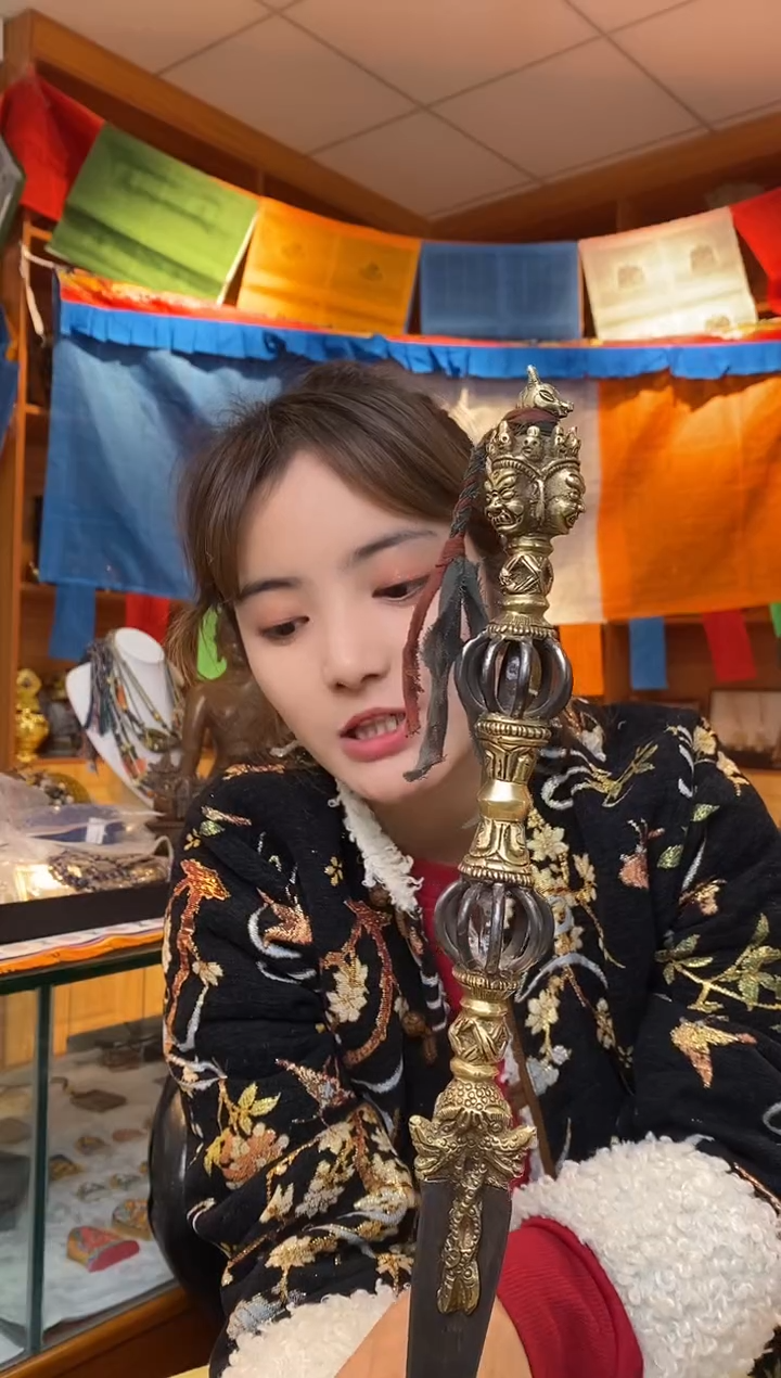 【闪购商品】泥塑马头明金刚撅-与实物略有差异介意者慎拍