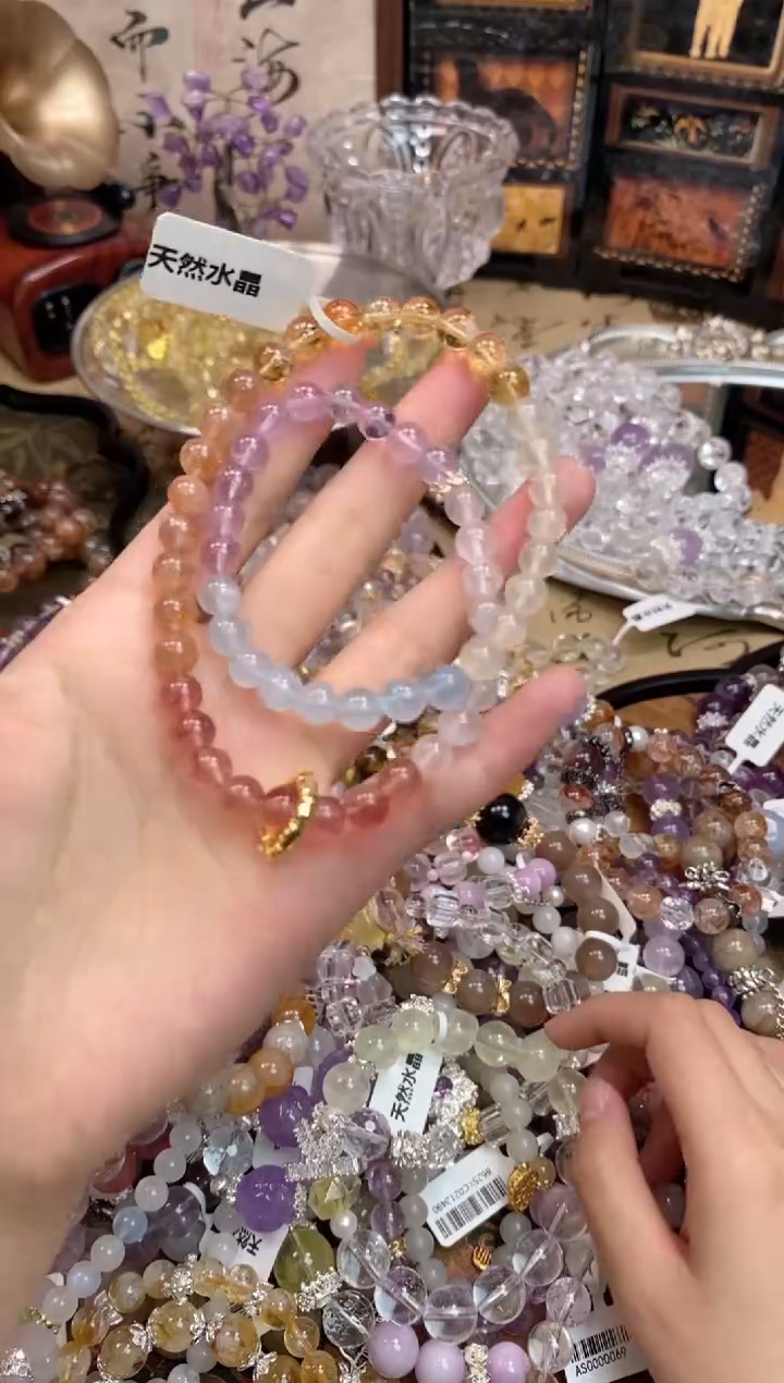 【闪购商品】黄晶手链未镶嵌155手串