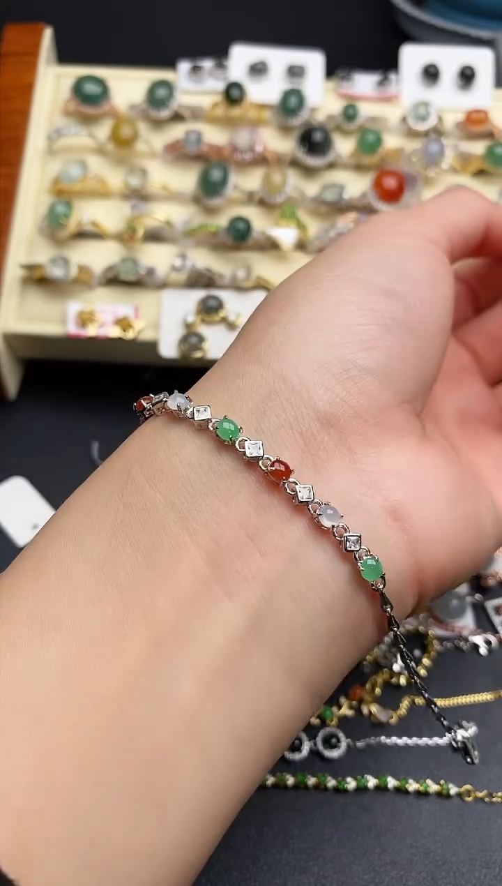 【闪购商品】翡翠戒指银S925镶嵌2222222222+5