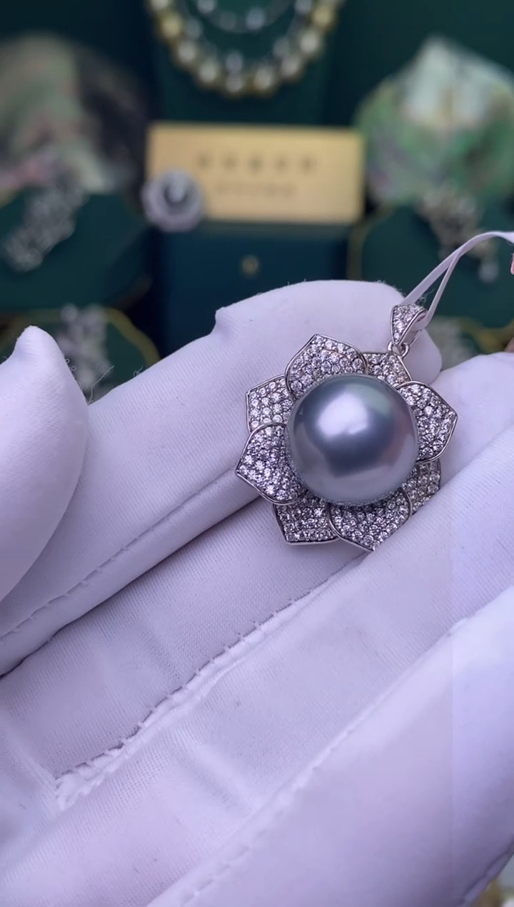 【闪购商品】海水珍珠颈饰银S925镶嵌1