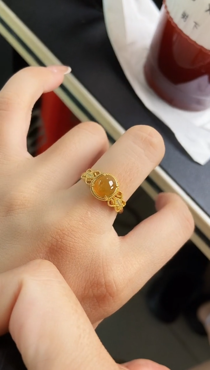 银S925镶嵌戒指翡翠21