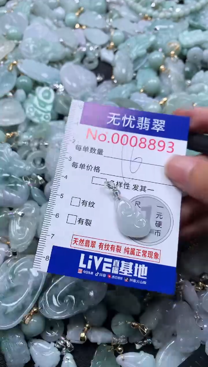 颈饰未镶嵌翡翠8893