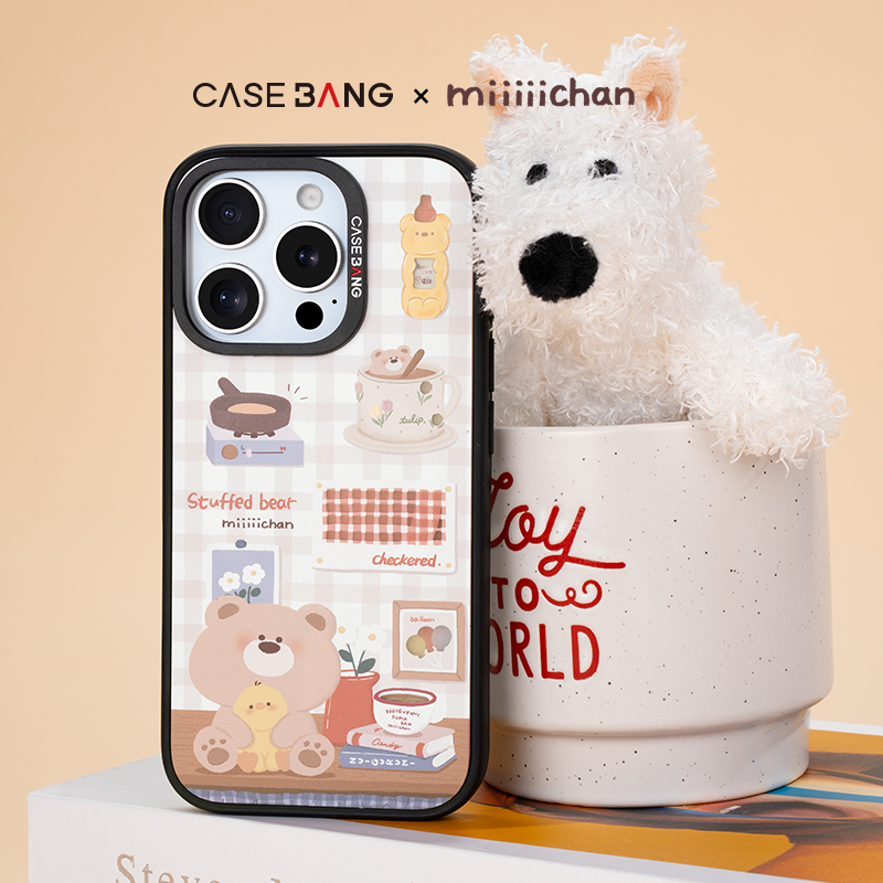 CASEBANGx甜品小熊联名适用苹果iPhone17/16promax磁吸手机壳防摔