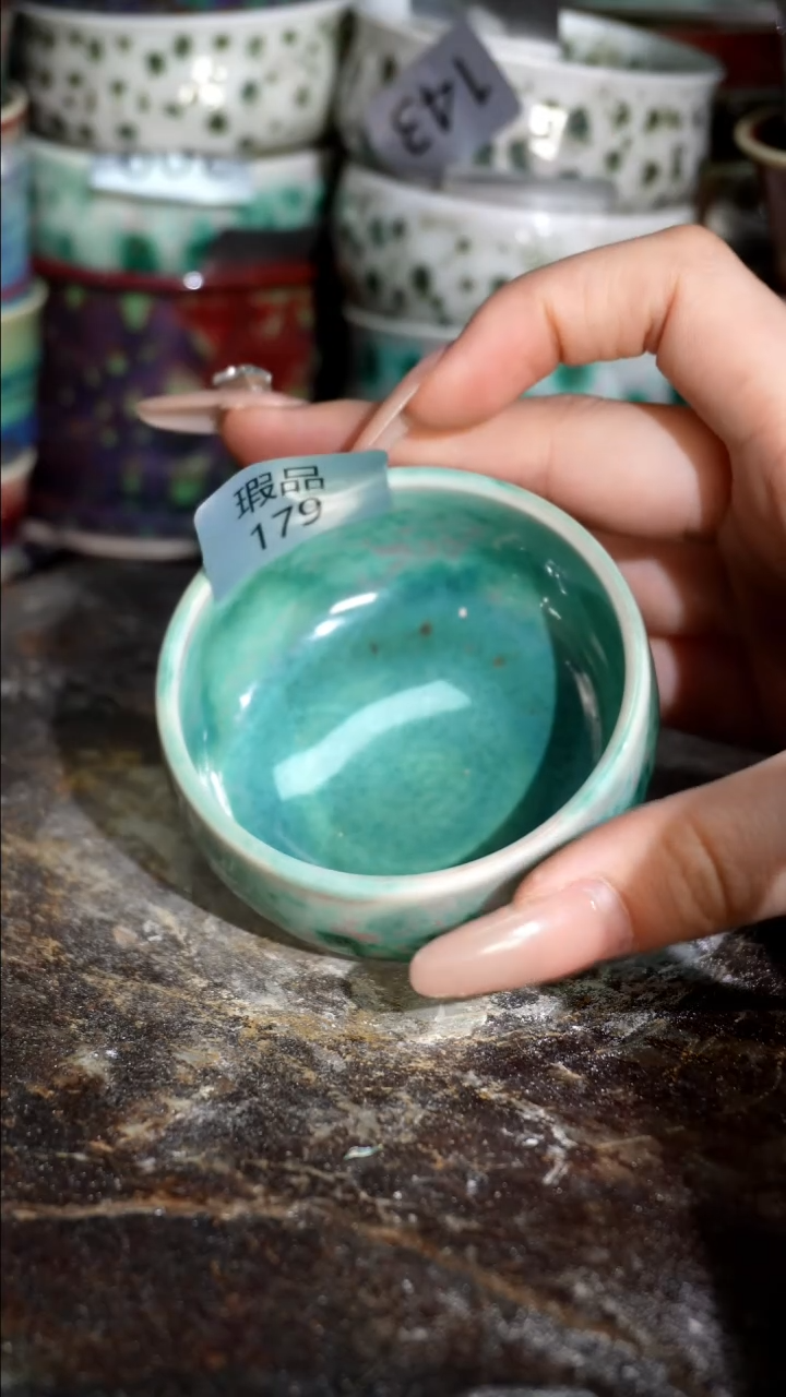 摆件精品窑变钧瓷茶器