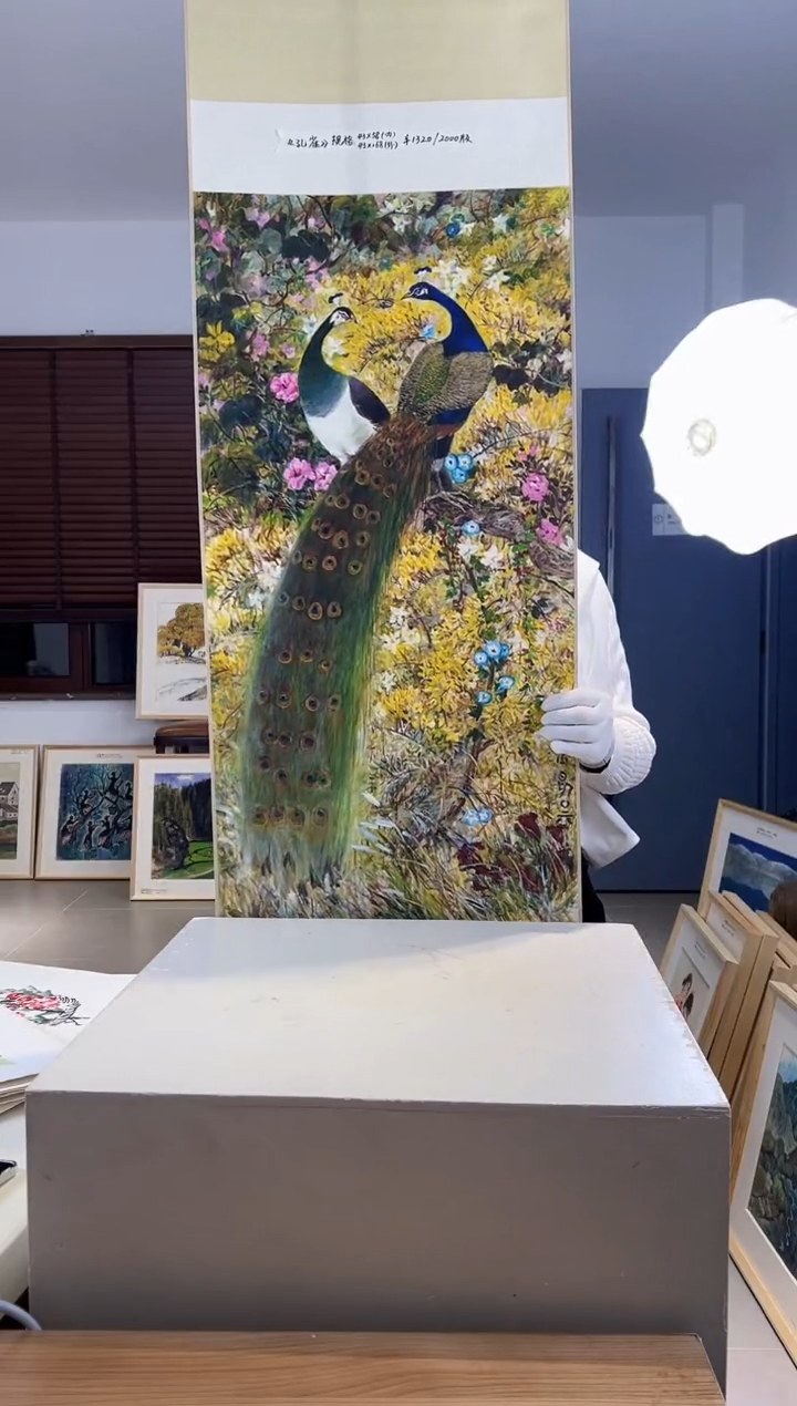 【闪购商品】版画耿玉琨限量作品亲签盖章版画S