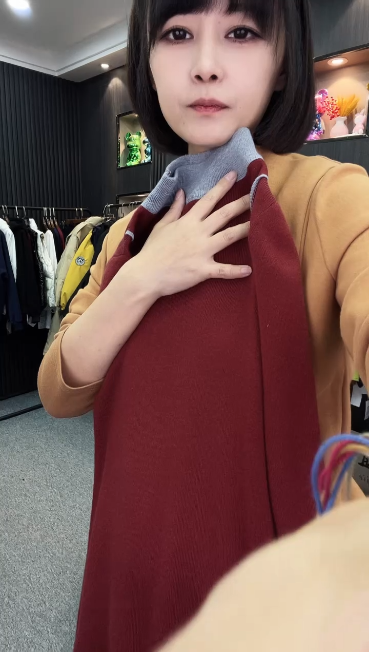 0265针织衫---红色