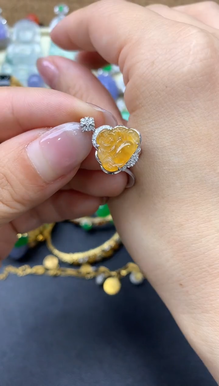 【闪购商品】翡翠颈饰18K金镶嵌92-中国好珍宝