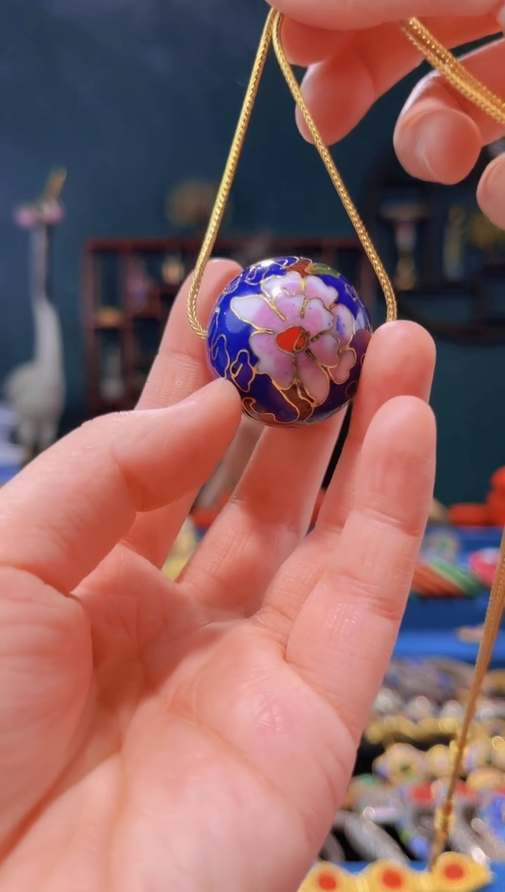 【闪购商品】非遗绝技 景泰蓝3.0吊坠 宝蓝