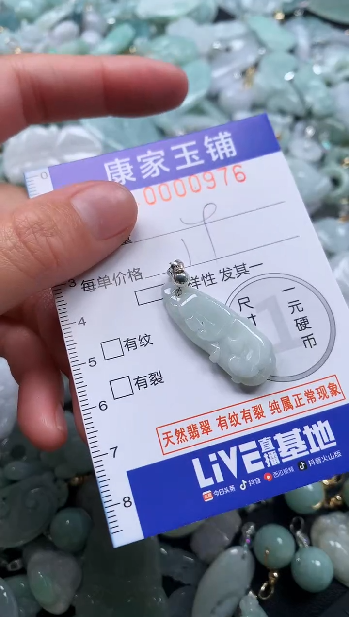 颈饰未镶嵌翡翠976