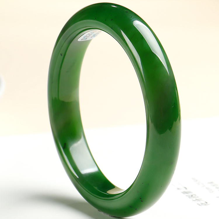 印象眸和田玉碧玉正装手镯 多样性发一 ND