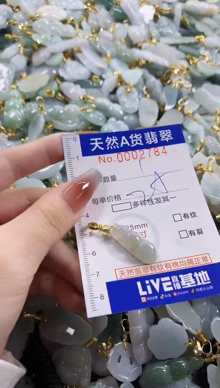 颈饰未镶嵌翡翠天然A货翡翠