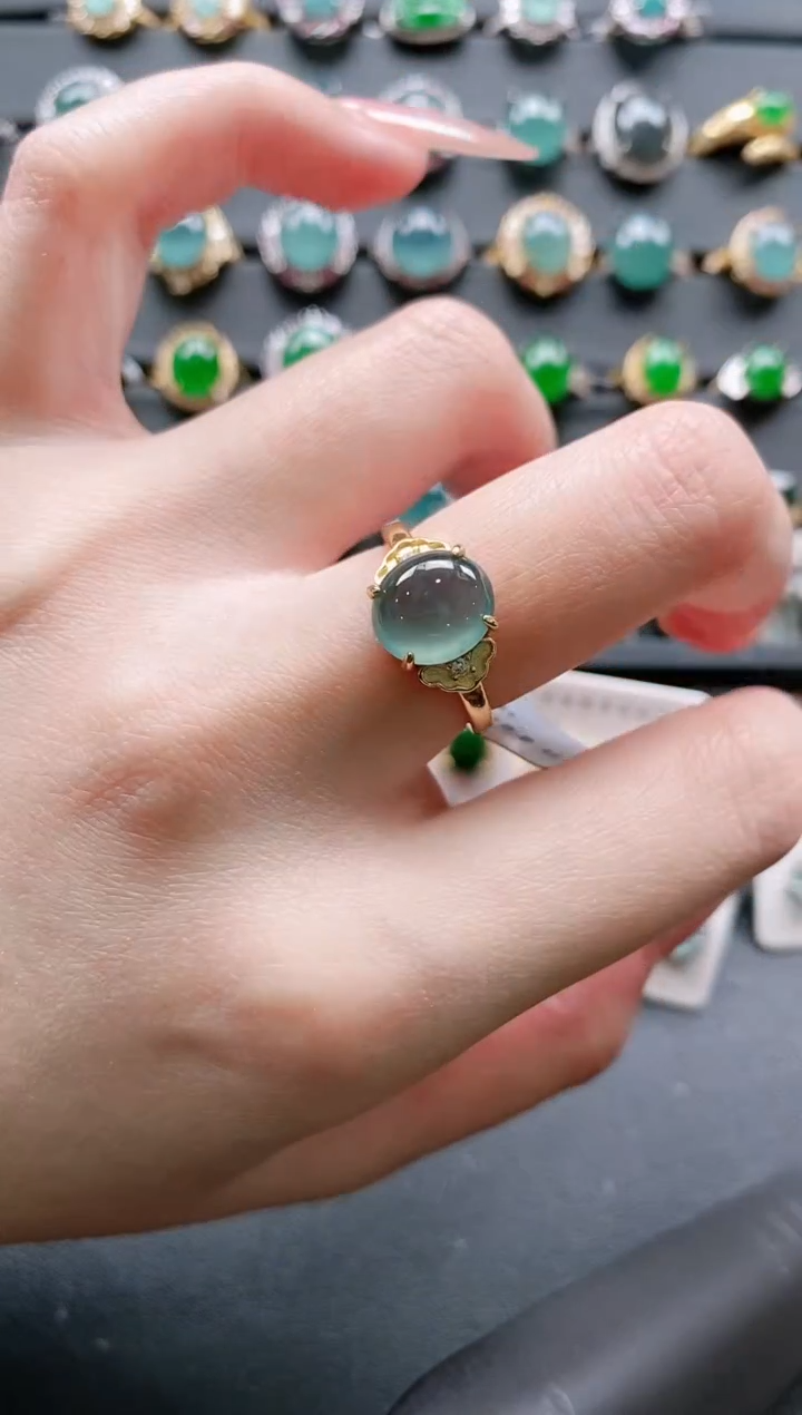 【闪购商品】翡翠戒指银S925镶嵌11111111