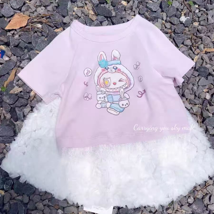 Alice *126* 女童夏季天空之城拉布布T恤