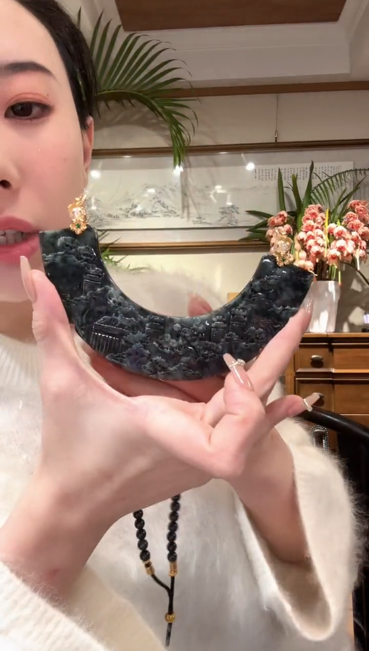 【闪购商品】翡翠颈饰未镶嵌国风