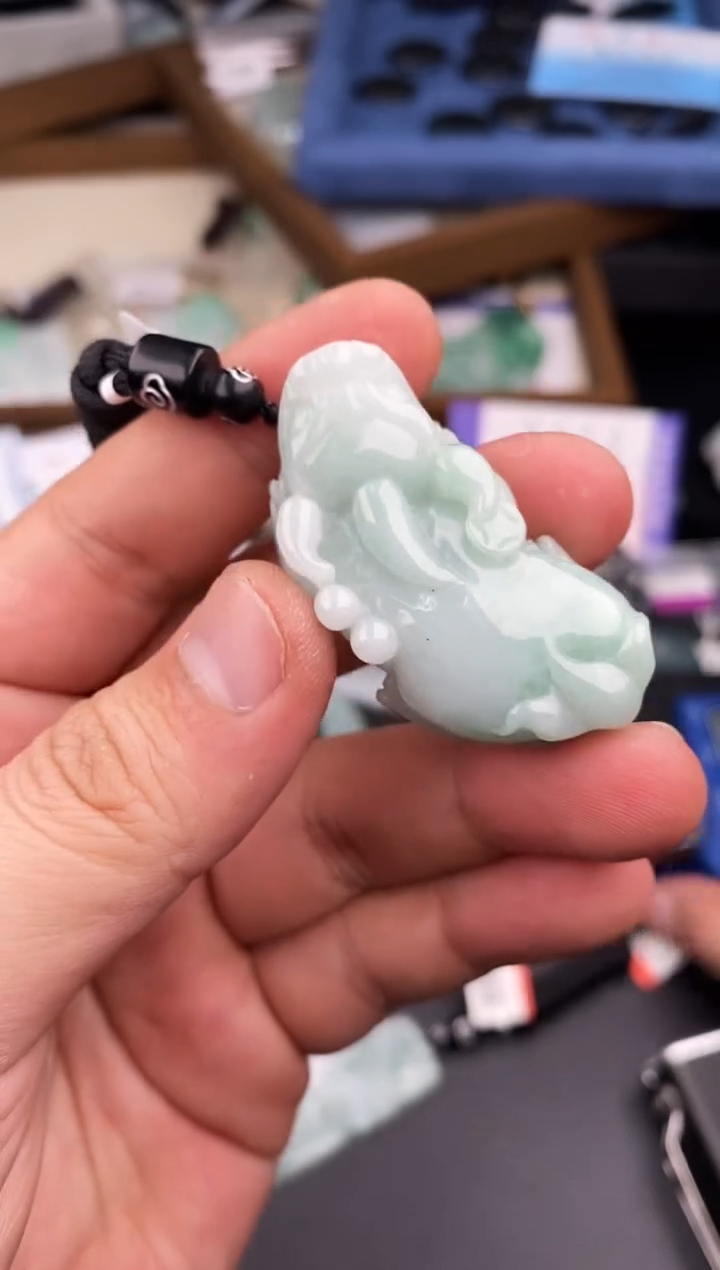 【闪购商品】翡翠颈饰未镶嵌   天然翡翠，一物一图