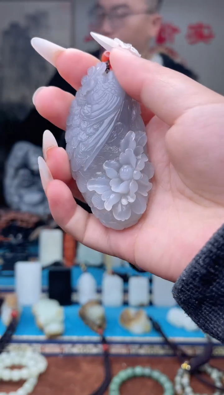 【闪购商品】和田玉未镶嵌挂件1