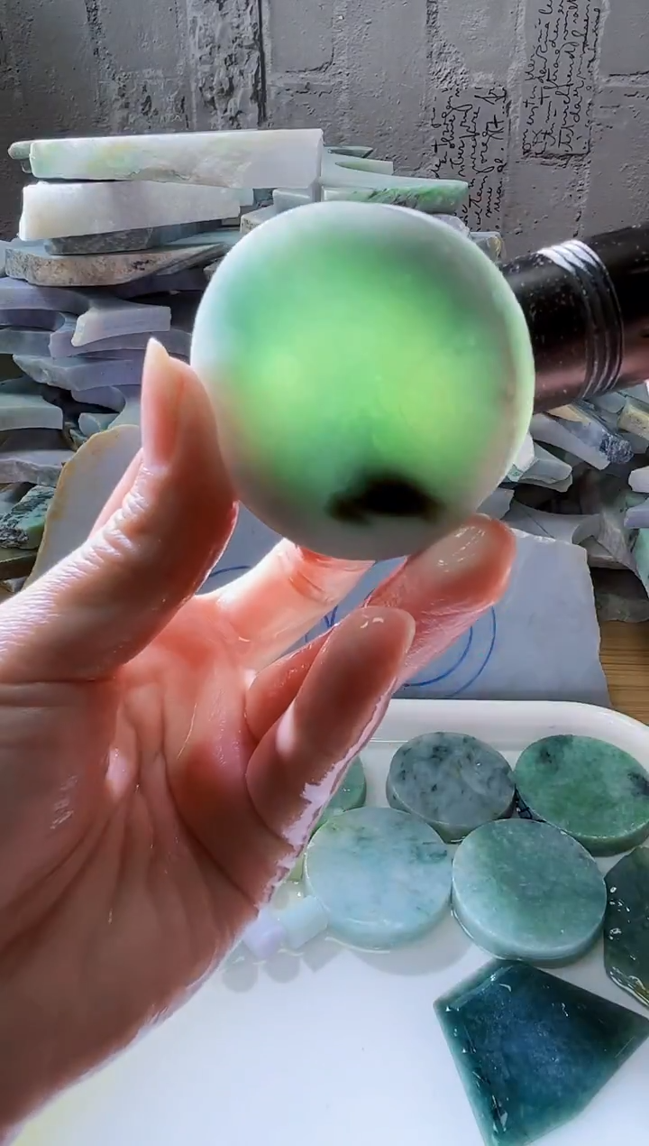 裸石翡翠天然翡翠A货古 南 467