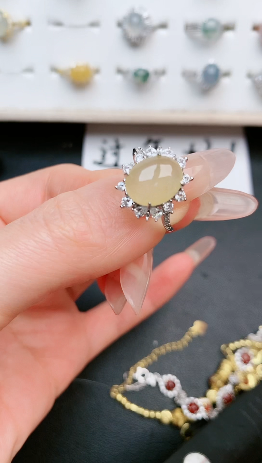 【闪购商品】翡翠戒指银S925镶嵌.....