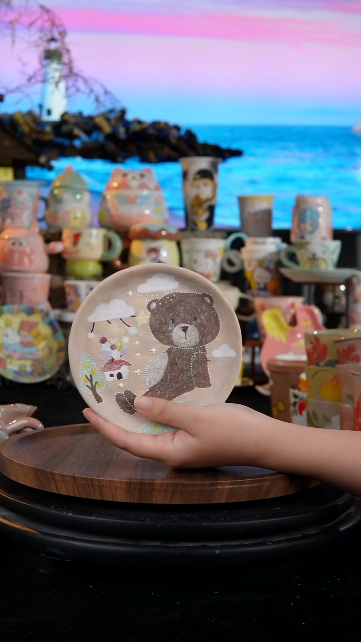 陶瓷便携款手工手绘景德镇陶瓷