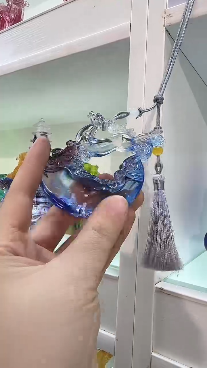 手工艺品琉璃小鹿挂件