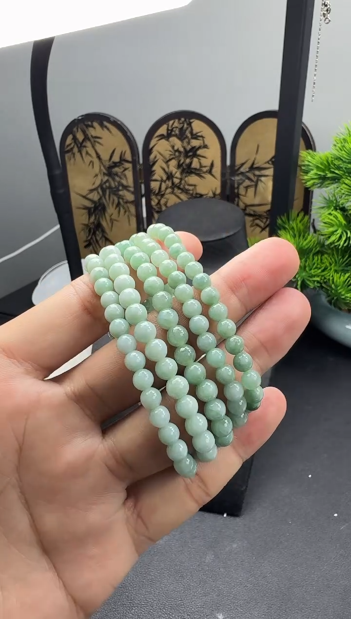 未镶嵌手串翡翠K238-1236翡翠手串单圈多样性发一件