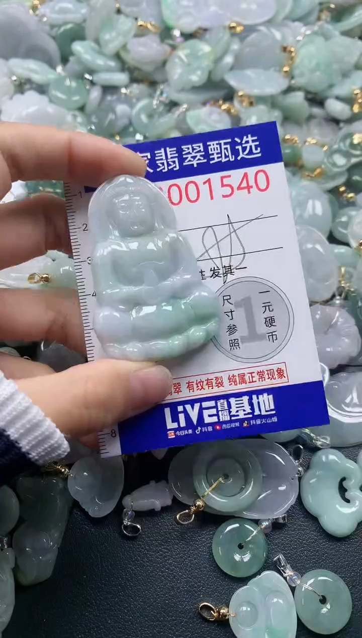 吊坠(不含链)未镶嵌翡翠1540