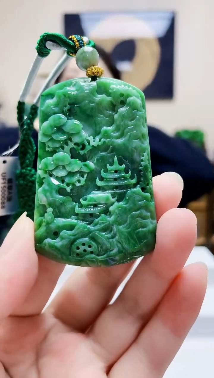 未镶嵌定制翡翠吊坠190