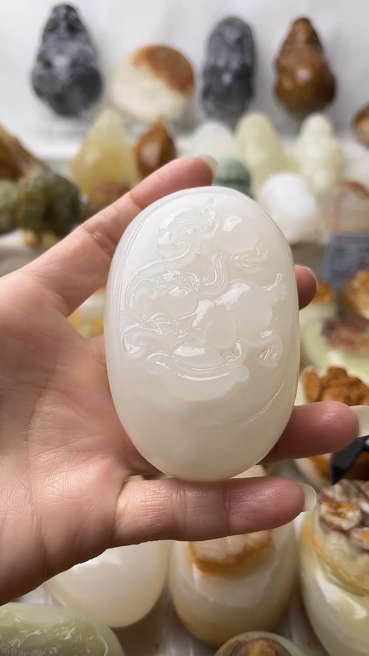 石材古青石棉纹正常不退换兔