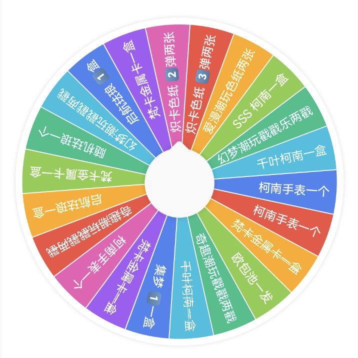 【转转乐】柯南混池转转乐宠粉福福（默认代拆）