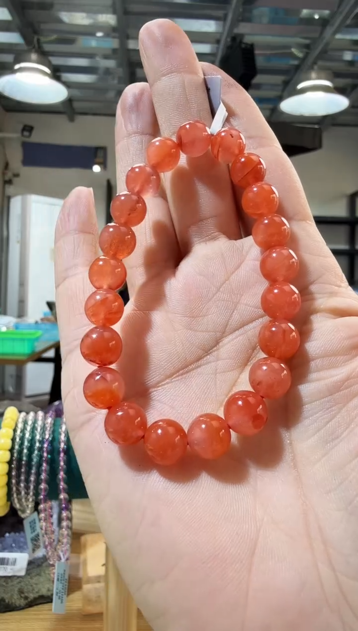 未镶嵌手链南红玛瑙 优0655 约9mm 多样性发一件