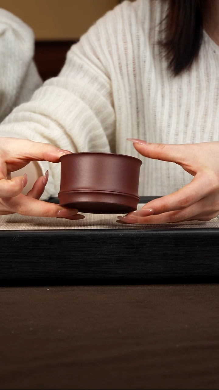 茶壶紫砂【P002】竹节杯