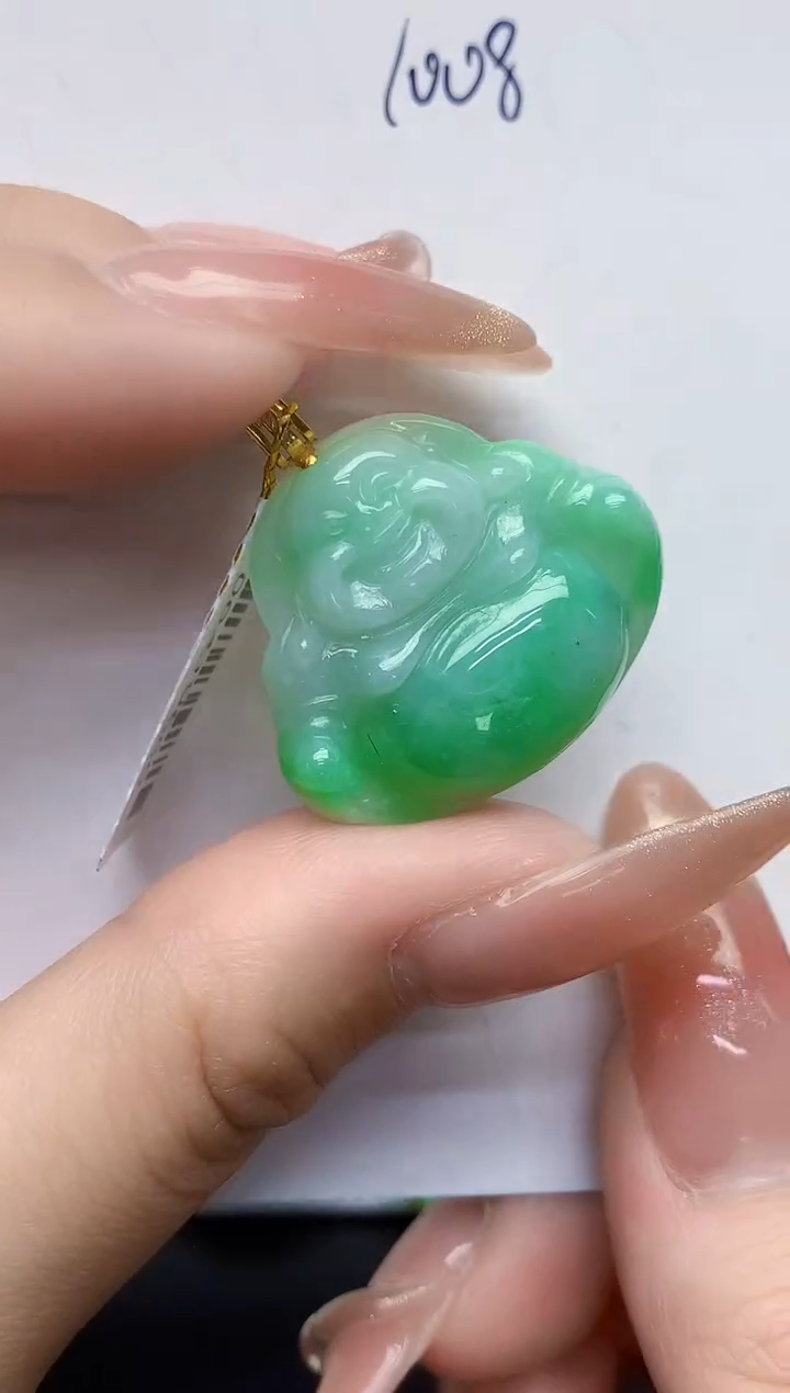 【闪购商品】翡翠颈饰18K金镶嵌000000000