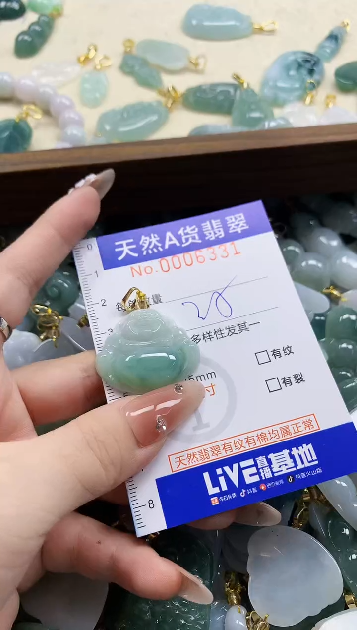 颈饰未镶嵌翡翠天然A货翡翠