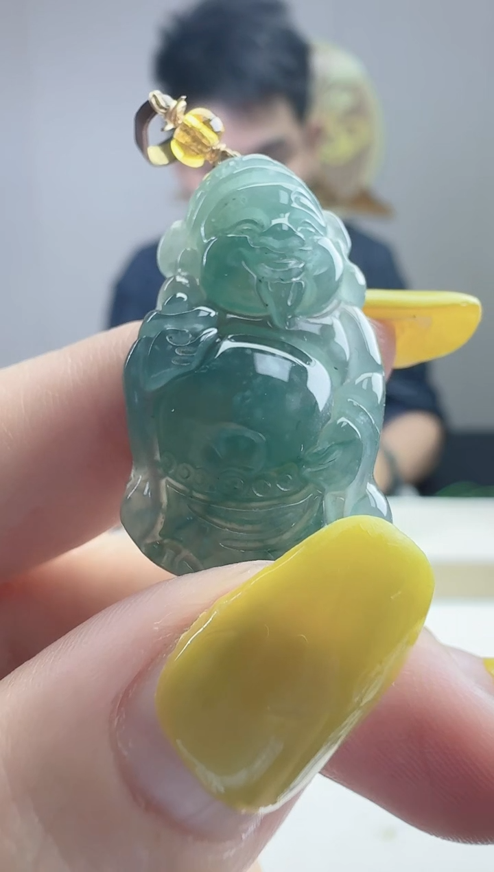 颈饰未镶嵌翡翠天然A货翡翠  多样性随机发其一