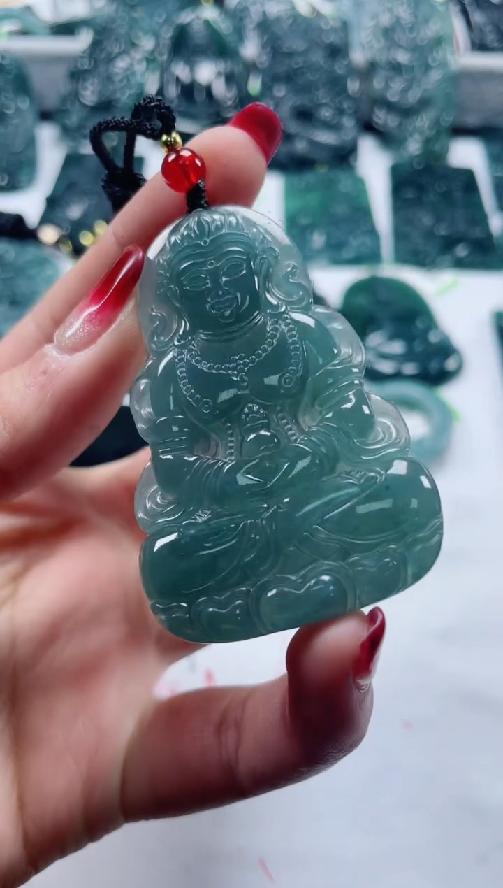 【闪购商品】翡翠颈饰未镶嵌多样性发货一件发货-度母