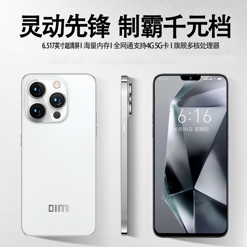 【官方正品】全新智能大屏全网通双卡双待品牌手机迪美128全