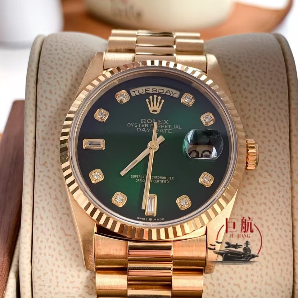 99新 Rolex/劳力士 星期日历型 128238-0069 36mm单表