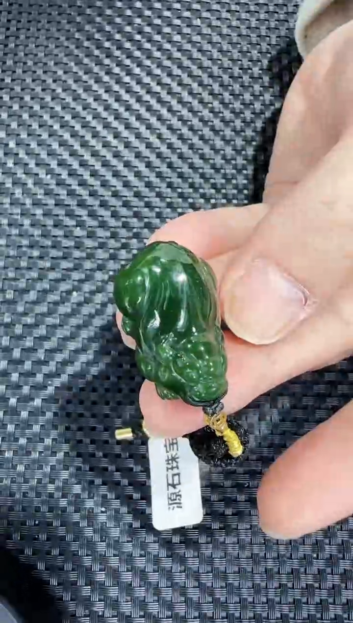 【闪购商品】和田玉（碧玉）吊坠未镶嵌貔貅多样性发一