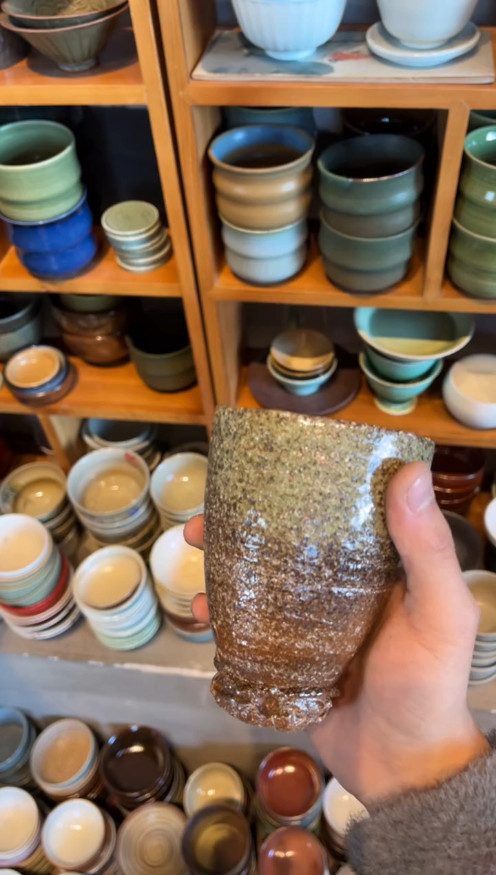 【闪购商品】瓷片535  粗粒陶匣钵土水杯1个