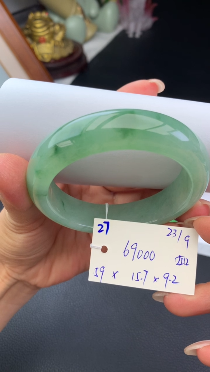 未镶嵌手镯翡翠手镯