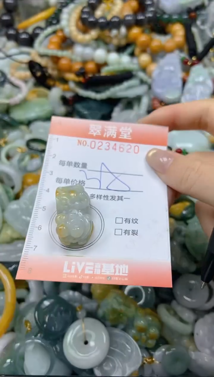 未镶嵌挂件翡翠闪购0234620