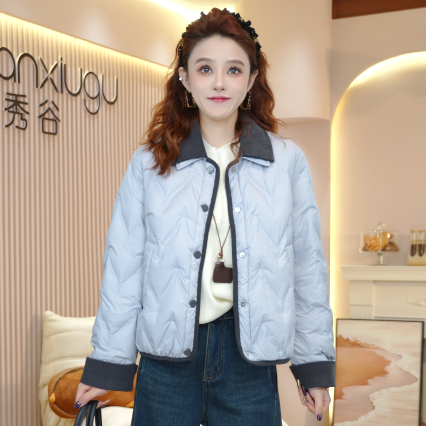 高级感时尚短款羽绒服女2025秋冬新款宽松显瘦减龄上衣潮Y2835