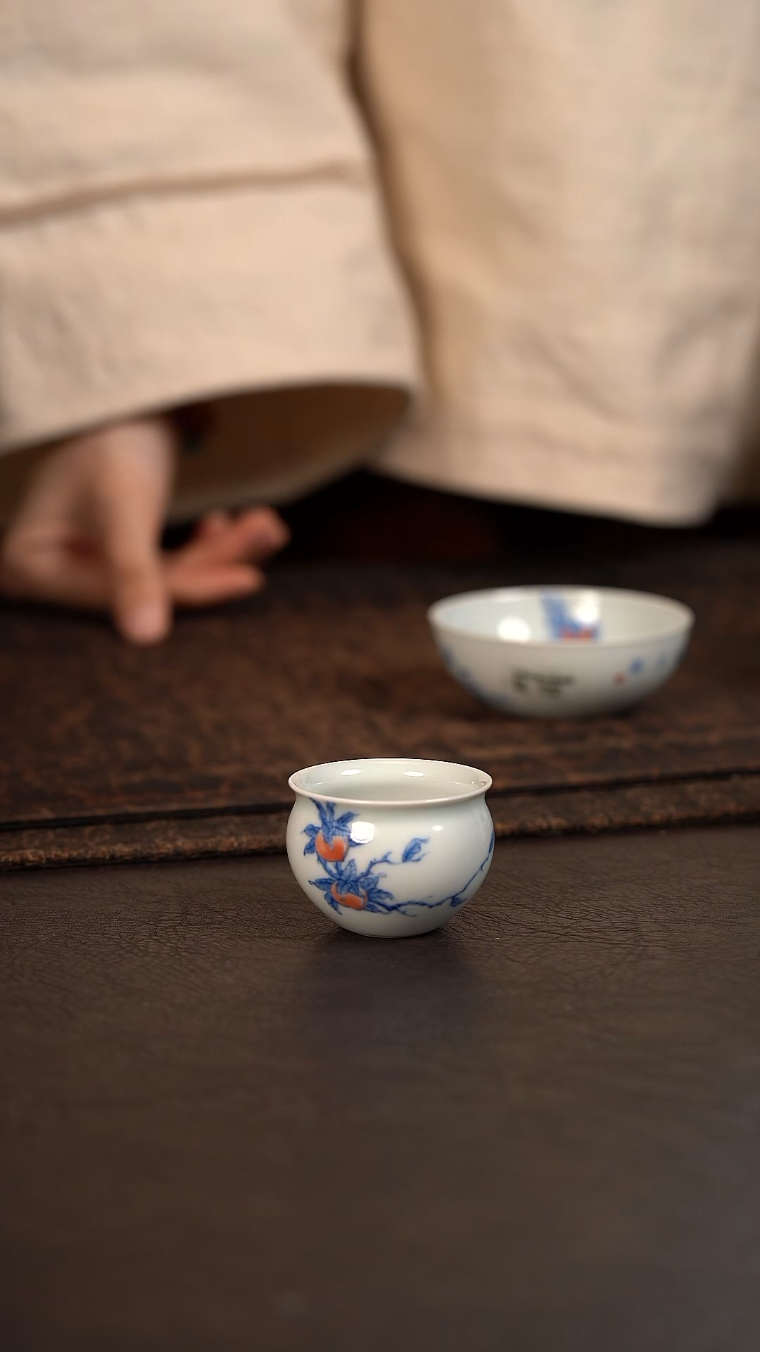 【闪购商品】杯聚澜堂寿桃小缸杯