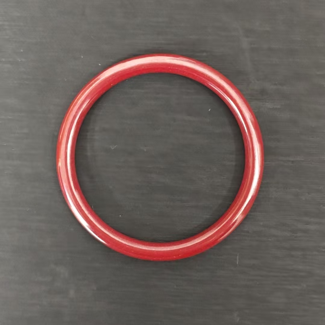 天然辰砂紫金砂叮当镯一个