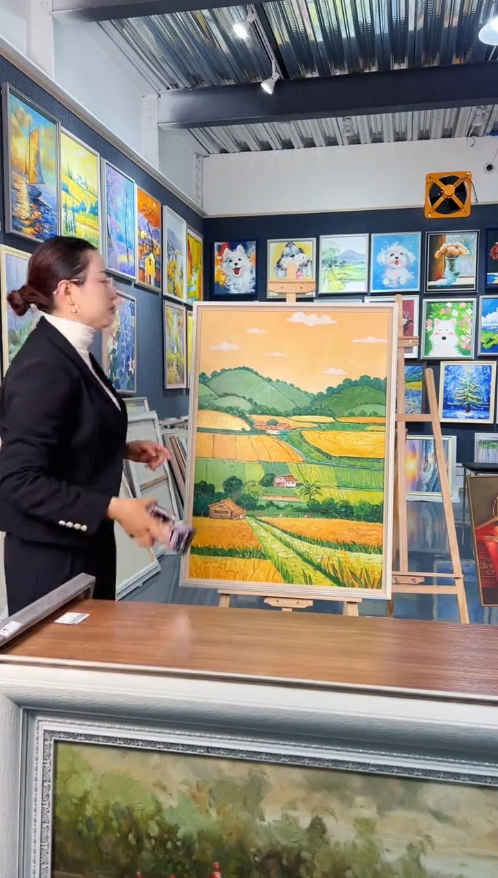 【闪购商品】油画81号 70*100 丰收-手绘油画