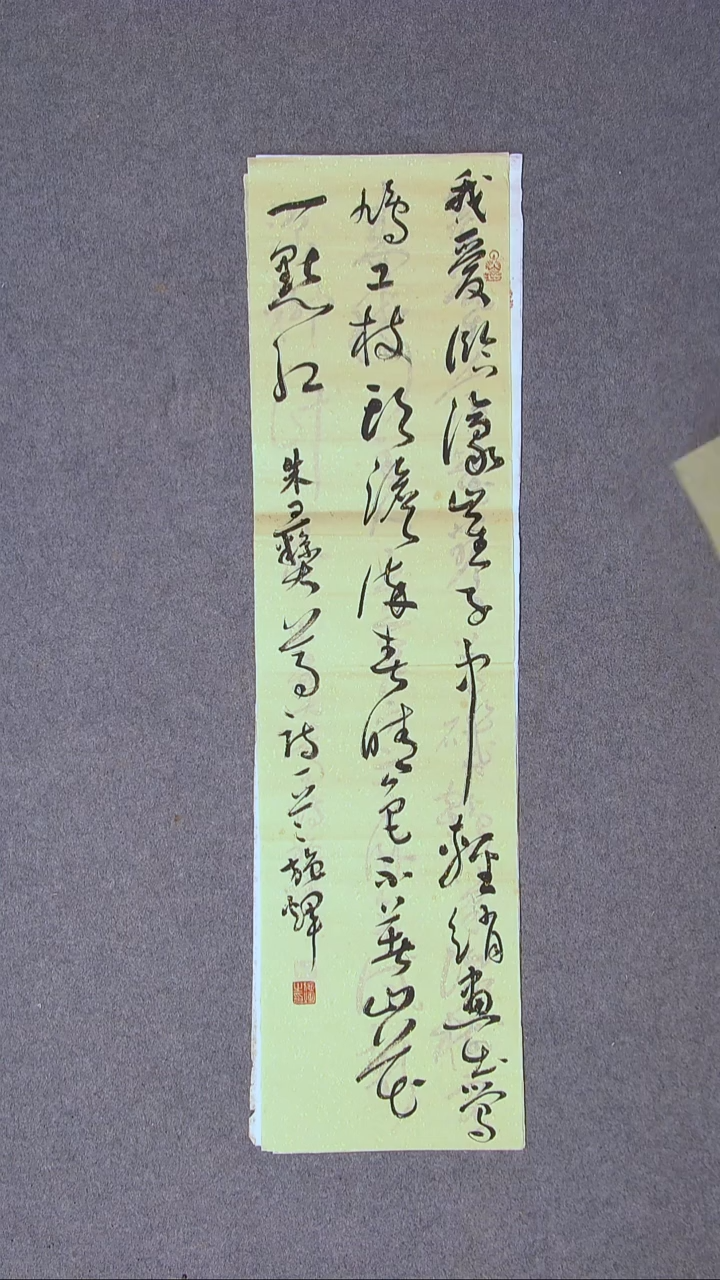 书法施辉 江西新余89*23尺寸