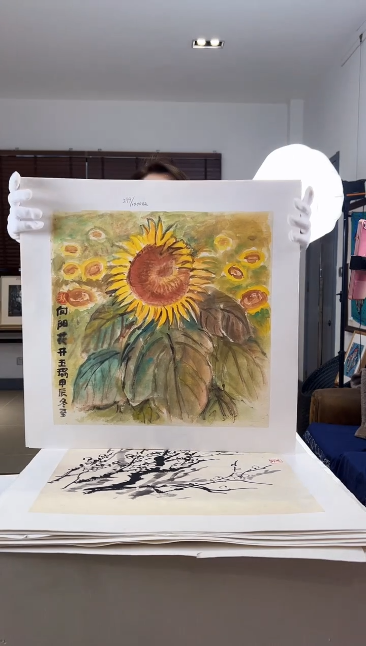 【闪购商品】版画限量亲签盖章版画S