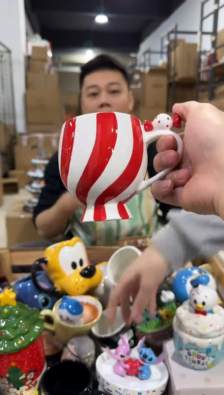 瓷片糖果造型水杯